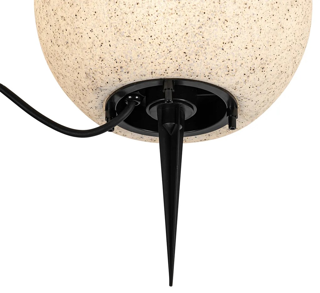 Okos kültéri lámpa szürke 25 cm IP65 WiFi A60-nal - Nura