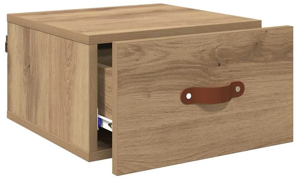 Fali éjjeli szekrény Artisan tölgy 35 x 35 x 20 cm Faanyag