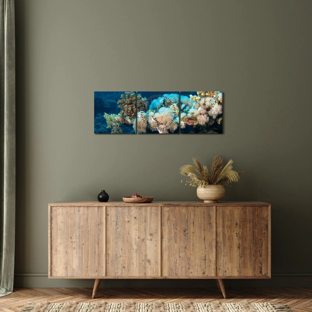 Kép - Az óceánban (órával) (90x30 cm)
