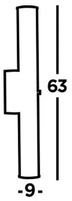 Searchlight 63126-1BK - LED Fürdőszobai lámpa CLAMP LED/23W/230V IP44 fekete