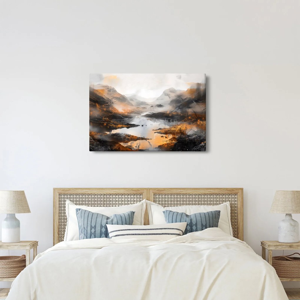 Kép - Hegyi tájak festése (90x60 cm)
