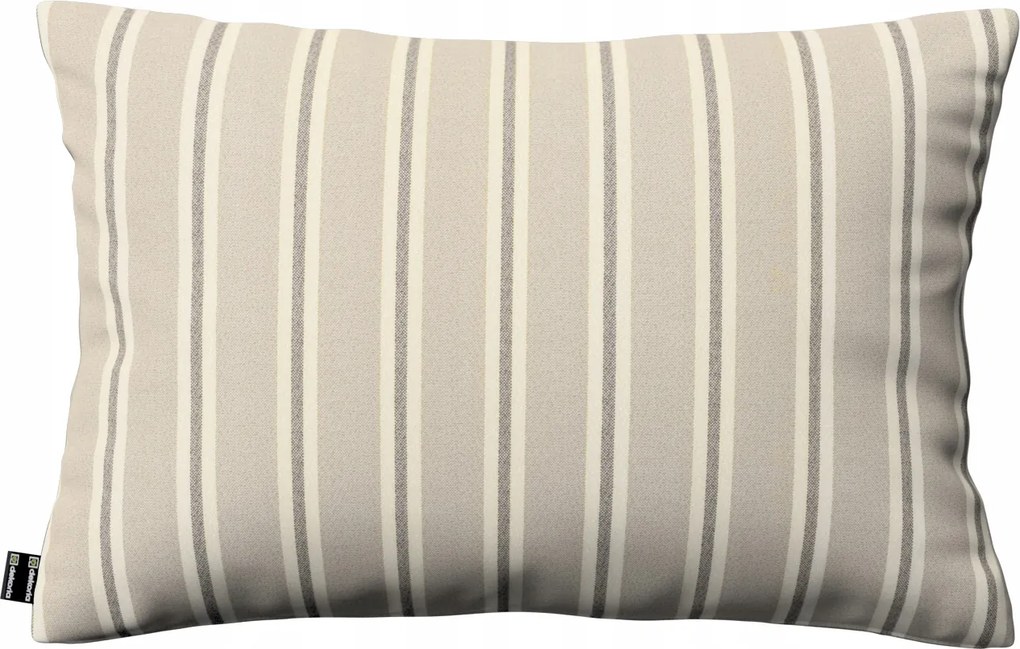 Párnahuzat 47x28 bézs-barna csíkos