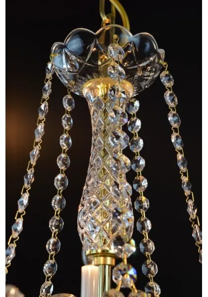 Wranovsky JWZ109052100 - Kristály csillár láncon BALANCE 5xE14/40W/230V