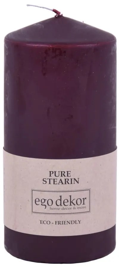 Top borvörös gyertya, égési idő 30 óra - Rustic candles by Ego dekor