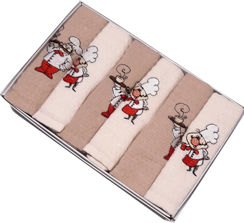 COOK konyhai edénytörlő 6db 40x60cm