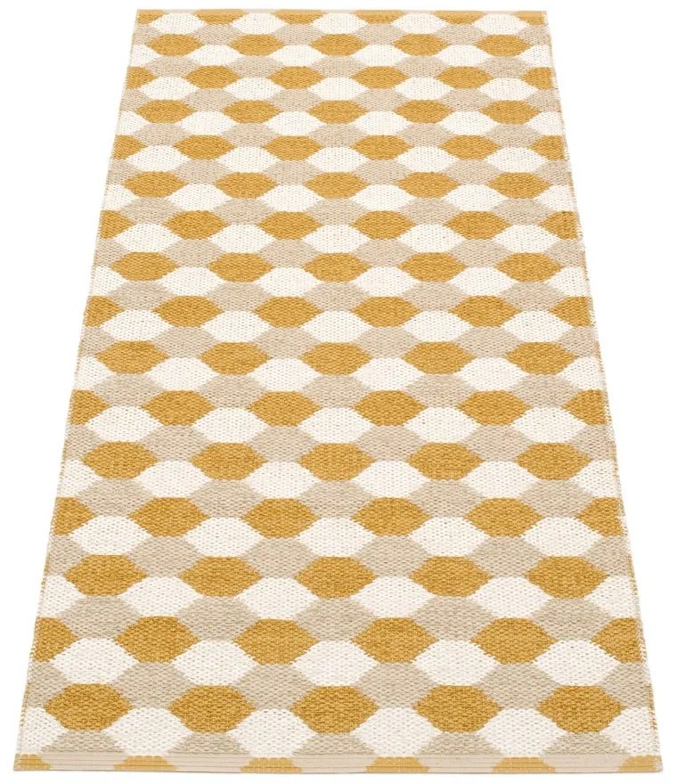Okkersárga kültéri-beltéri futószőnyeg 70x160 cm Dana Ochre – Pappelina