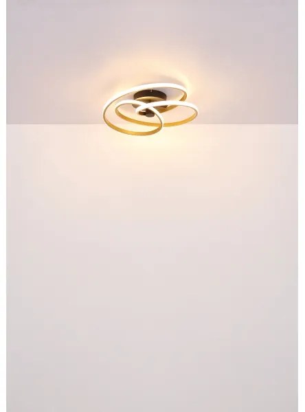 Globo 67183-40N - LED Felületre szerelhető csillár GLYXAR LED/40W/230V króm/fekete