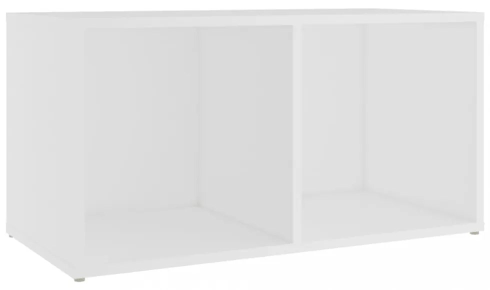 2 db fehér szerelt fa TV-szekrény 72 x 35 x 36,5 cm