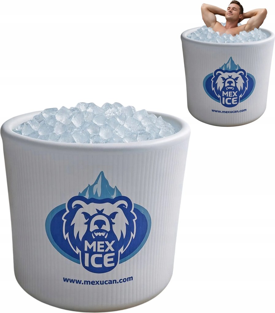 Rozmározó medence Felfújható kád 460 L Regeneráció Jég Krioterápia XL