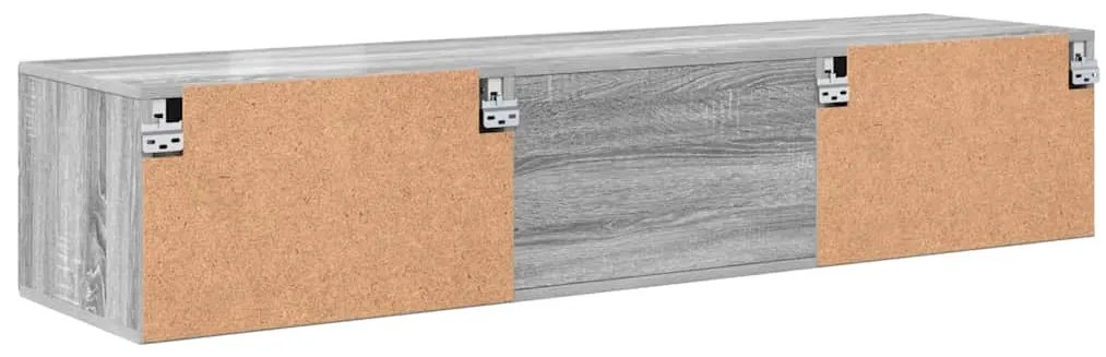 TV szekrény fiókkal Szürke sonoma 150 x 39 x 30 cm Faanyag