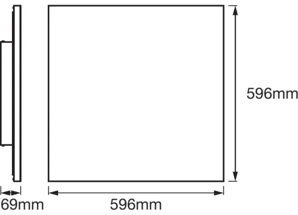 Ledvance - LED Dimmelhető mennyezeti lámpa + FRAMELESS LED/40W/230V Wi-Fi