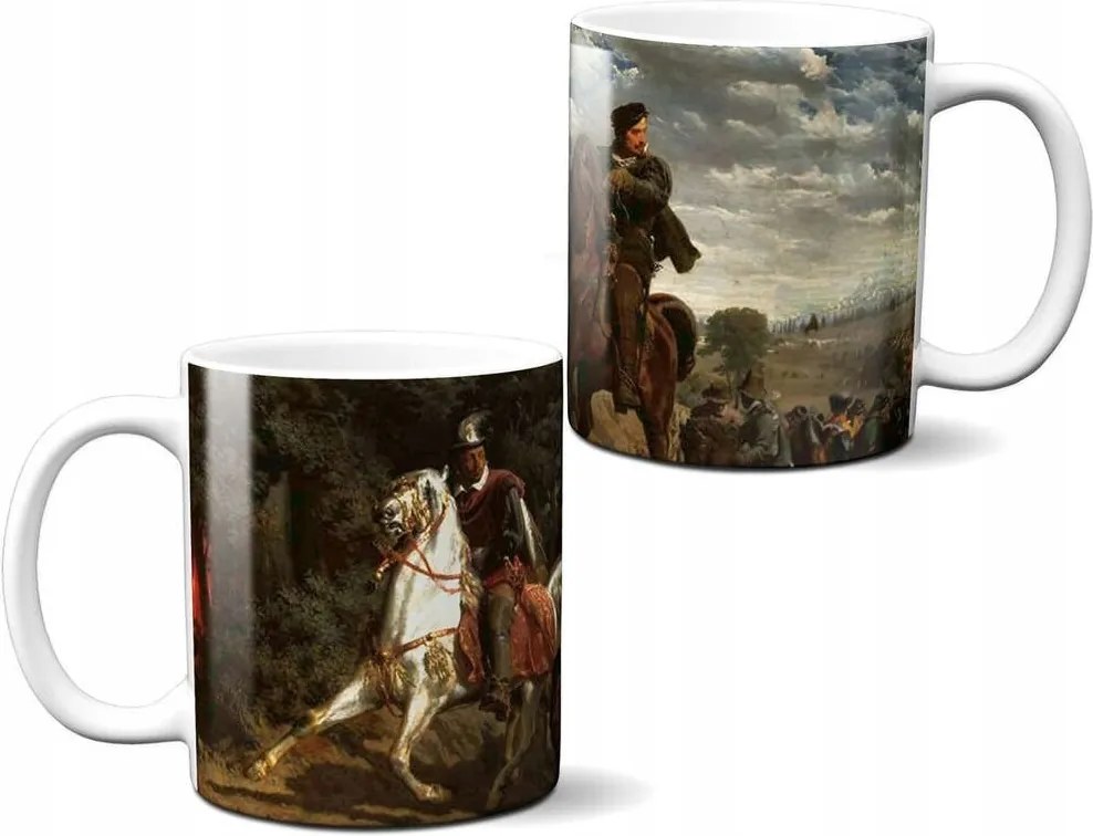 Henry Walezi szökése bögre Lengyel Artur Grottger