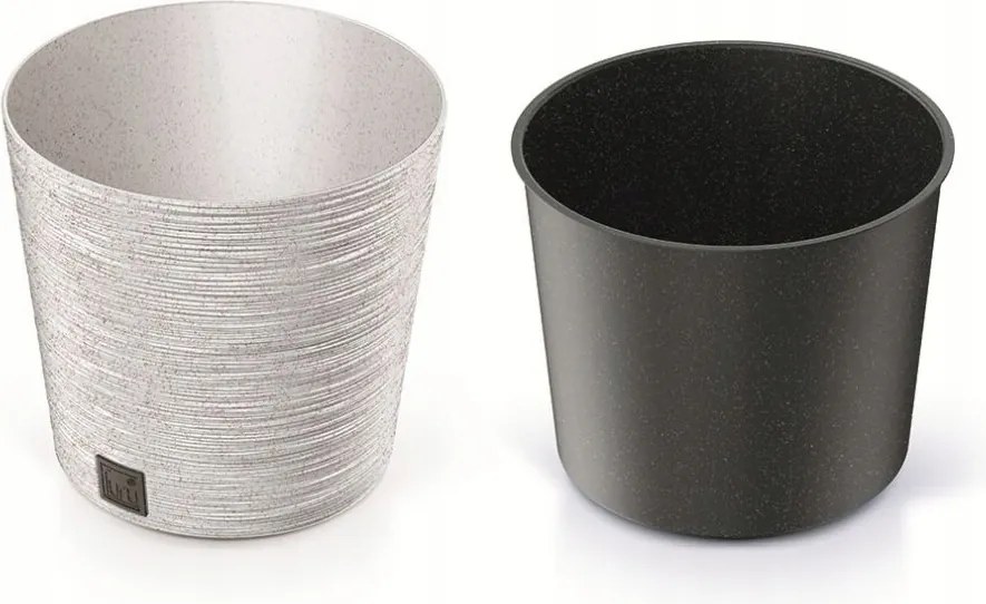 Virágcserép Fusu II fehér 140907-1890