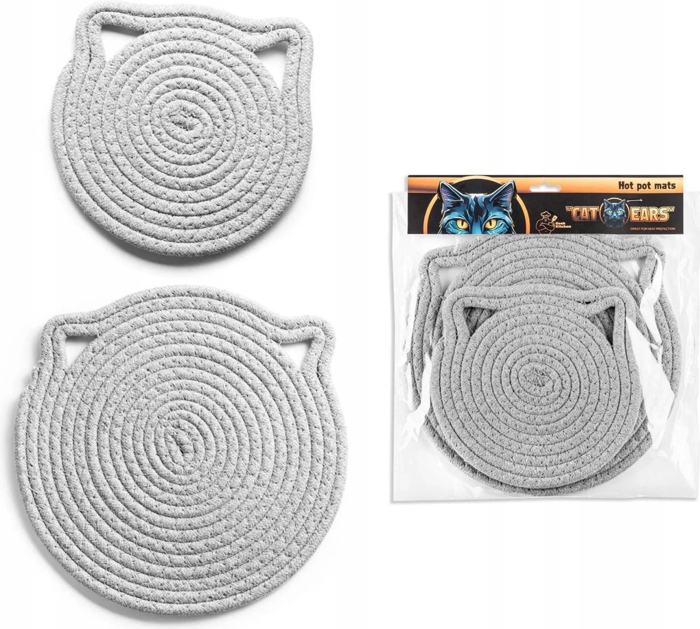 Macskák Hőálló Alátétek 2 db-os szett Cica Állványok