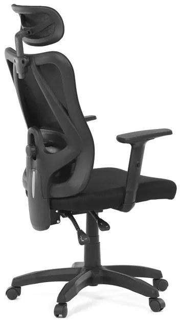 Fekete Hálós Irodai Szék, Szinkron Mechanikával. KA-R215 BK