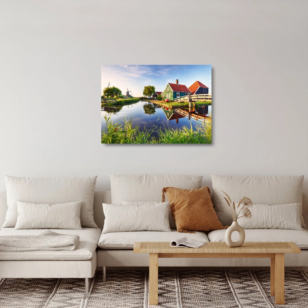 A holland malmok képe (üvegen) (70x50 cm)