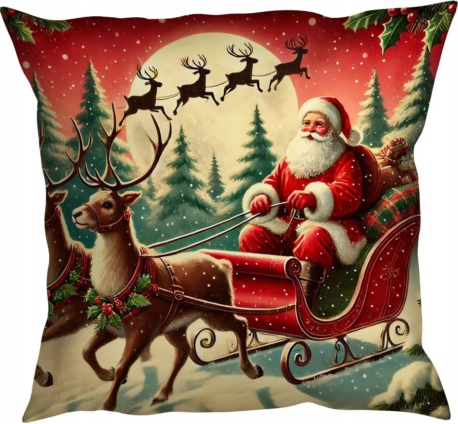 Karácsonyi díszpárnahuzat 45x45 díszpárnahuzat