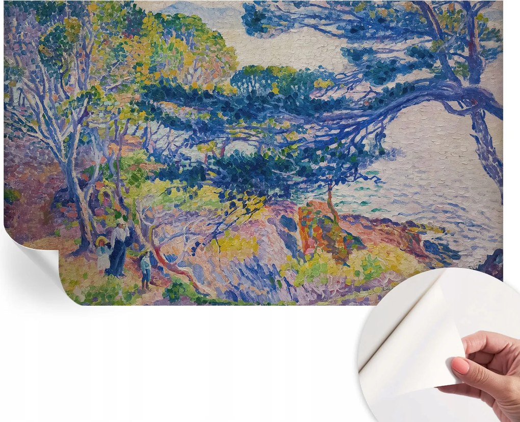 Gyönyörű öntapadós fali tapéta Impresszionista tájkép 416x254 cm