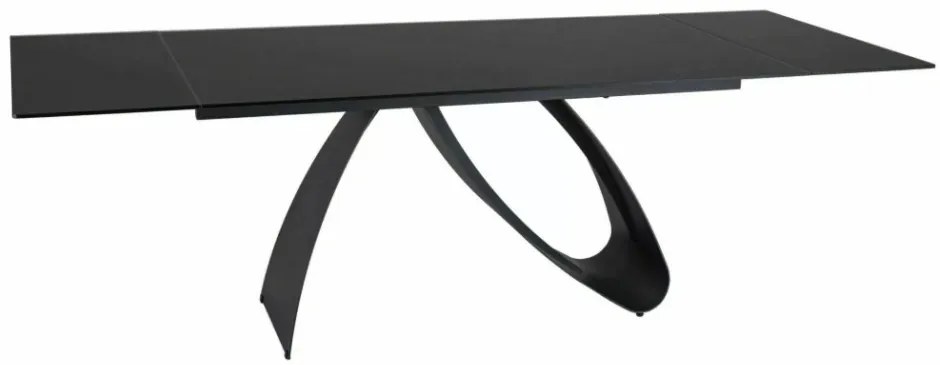 Diuna bővíthető étkezőasztal fekete 160-240 cm