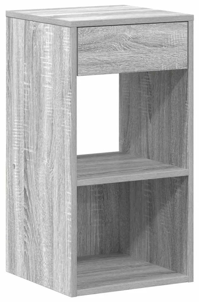 éjjeliszekrények fiókos 2 db szürke sonoma 35x34x66,5 cm