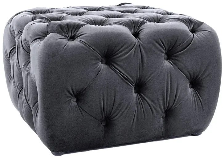 Sophia Velvet puff fekete