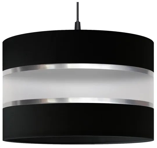 Csillár zsinóron HELEN 1xE27/15W/230V fekete