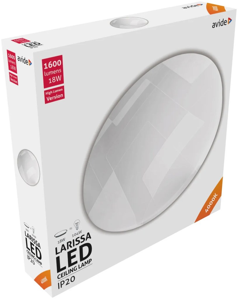 Avide LED Mennyezeti Lámpa Larissa 18W 325*65mm NW 4000K