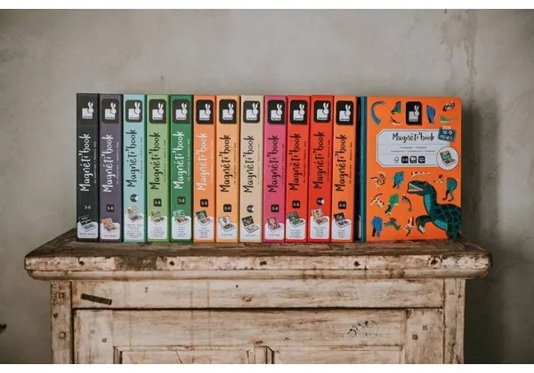 Janod - Interaktív mágneses készlet MAGNETIBOOK állatokkal