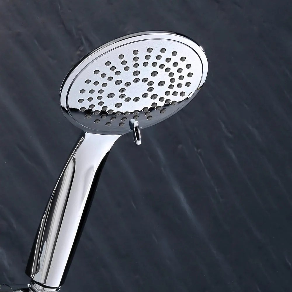 Matt ezüstszínű műanyag zuhanyszett kézi tussal 70 cm Hydro – douceur d'intérieur