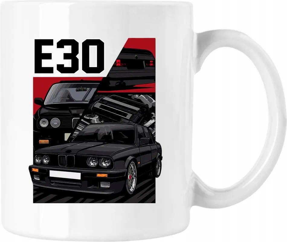 Bögre E30 Autó Rajongóknak Fehér 330ml