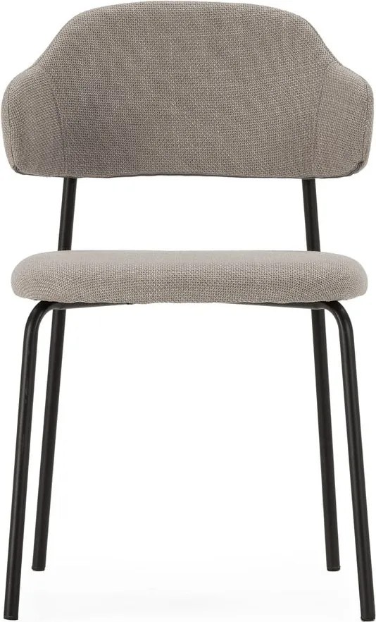 Világosszürke étkezőszék szett 4 db-os Adriel – Marckeric