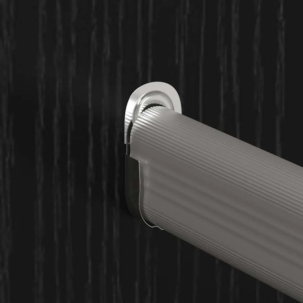 Ruhásszekrény polcokkal Musta tammi 77 x 48 x 102 cm Faanyag