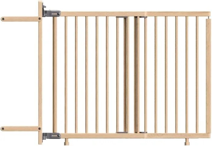Biztonsági korlát csavarozható fa Baby Dan 114 x 81 cm