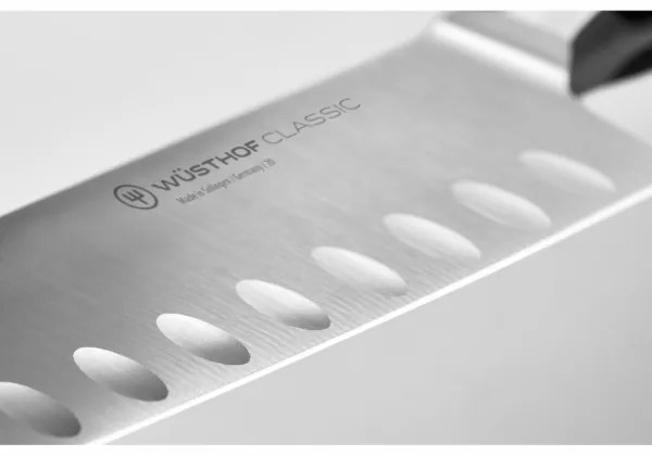 Wüsthof CLASSIC japán konyhakés 17 cm fekete markolattal
