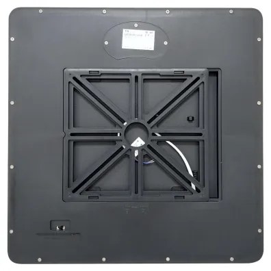 LED mennyezeti lámpatest, 32 W, 230 V, 3000/4000/6500 K, 40x40 cm, fekete