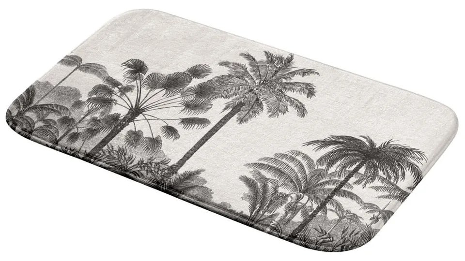 Fekete-bézs fürdőszobai kilépő 45x75 cm Cocoty – douceur d'intérieur
