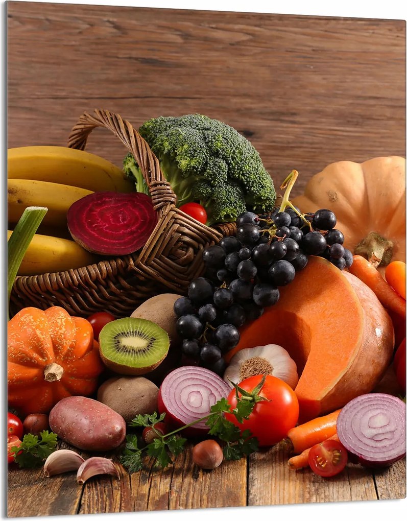 Üveg Vágódeszka 40x52 Étel A Konyhába