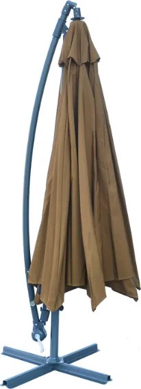 ROJAPLAST Napernyő fémből 8080 barna Ø350 cm