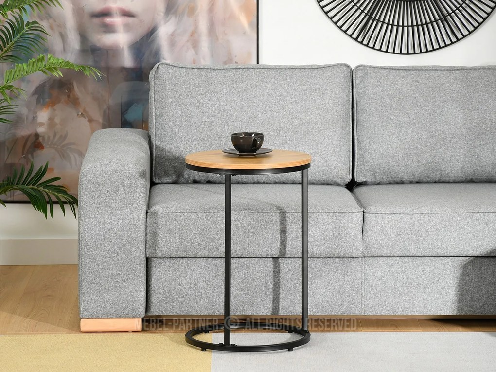 Dohányzóasztal Corden (tölgy + fekete). 1111592