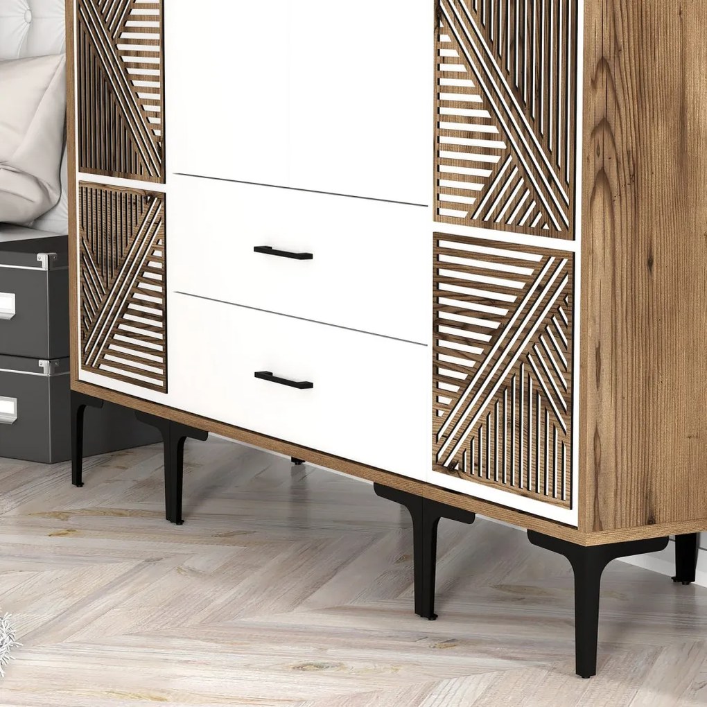 Kumsal PTP - Walnut, White