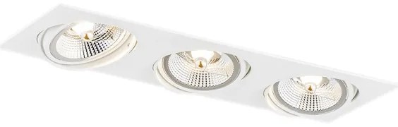 Argon 6115 - OLIMP 3xGU10-AR111/12W/230V mennyezeti lámpa, fehér