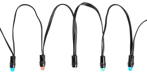 Nedis WIFILP01C48 - LED RGB Kültéri karácsonyi lánc 48xLED 13,8m IP65 Wi-Fi Tuya