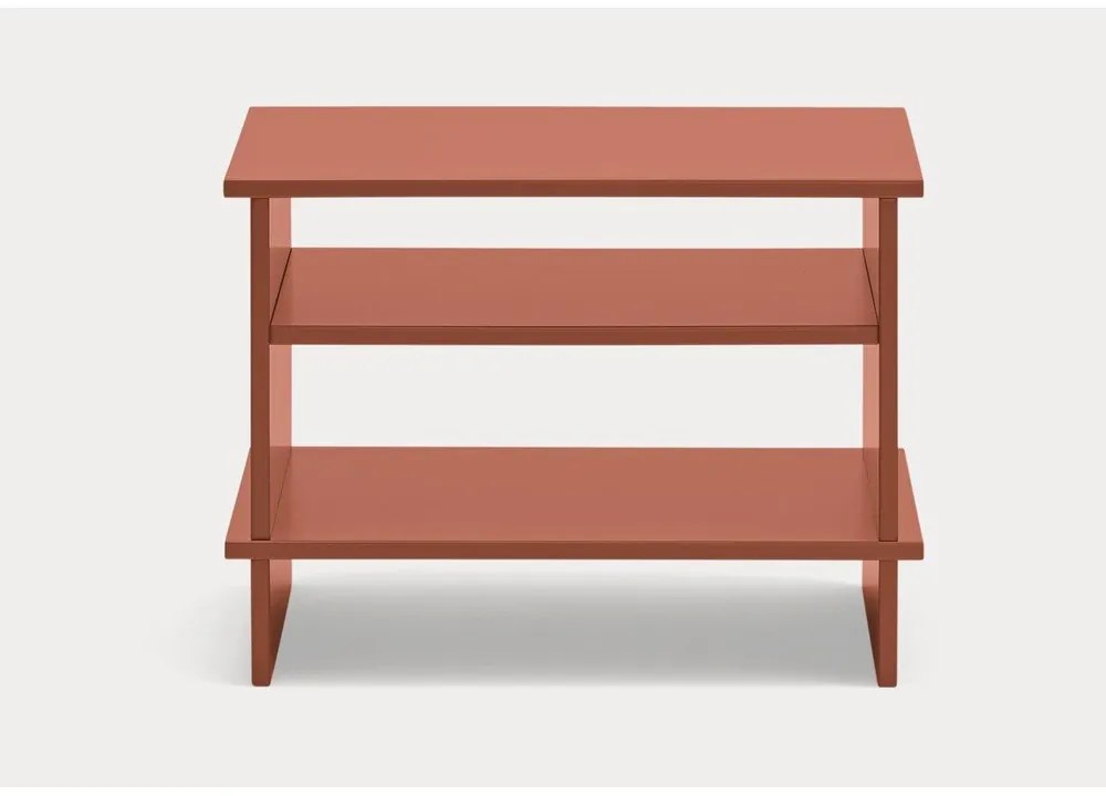 Téglavörös éjjeliszekrény Inari – Teulat