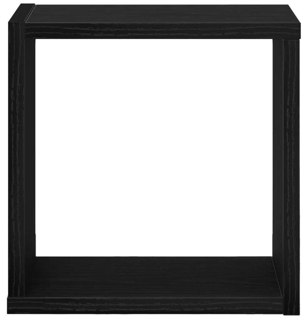 Falra Szerelhető Polcok Fekete tölgy Szerelt fa 26 x 15 x 26 cm