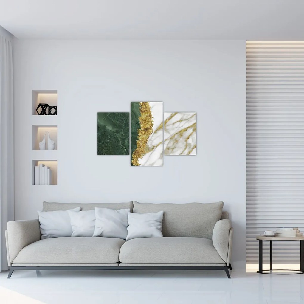 Kép - Zöld márvány N⁰1 (90x60 cm)