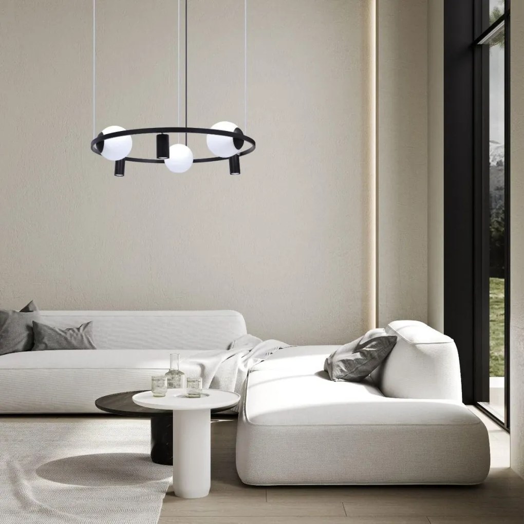 ZUMA LINE 5006 ORBIT Modern Függesztett Lámpa Arany E27, GU10 IP20