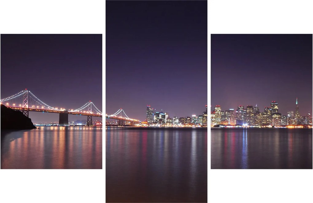 Kilátás San Francisco-ra, California (90x60 cm)