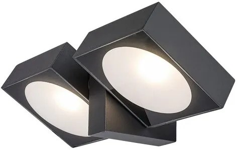 RÁBALUX 77101 TELDE Modern Kültéri Fali Lámpa Antracit IP44