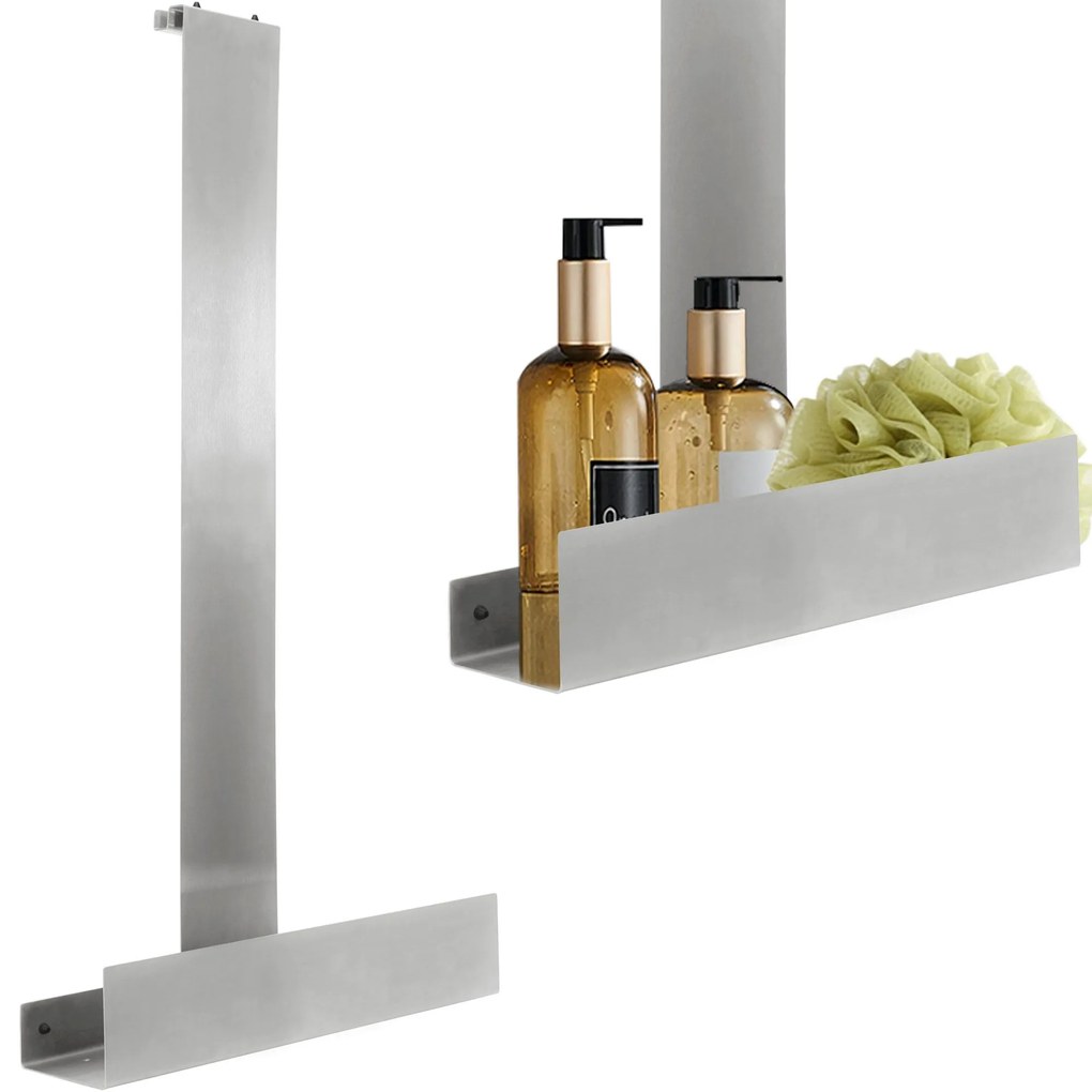 Zuhanykabin Polc TORI Nickel brushed INOX