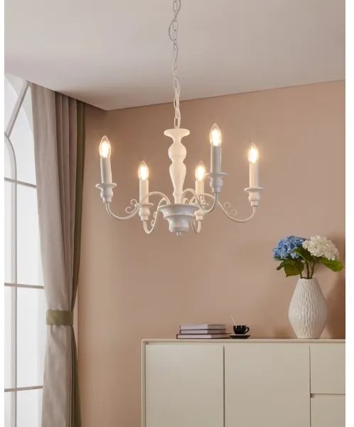 Eglo 49851 - Csillár CAPOSILE 5xE14/40W/230V